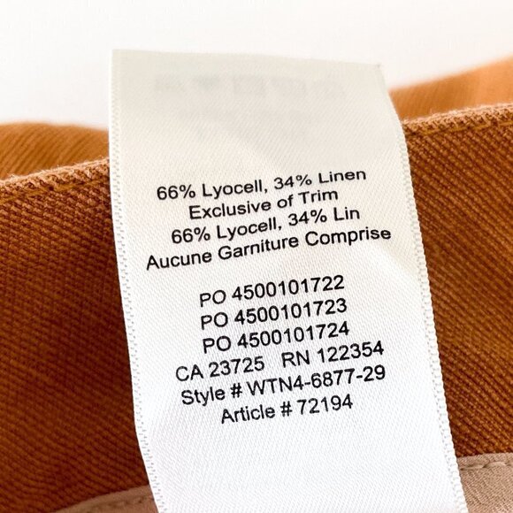 Wilfred High Rise Linen-blend Wide Leg Cropped Pant - Picture 6 of 12